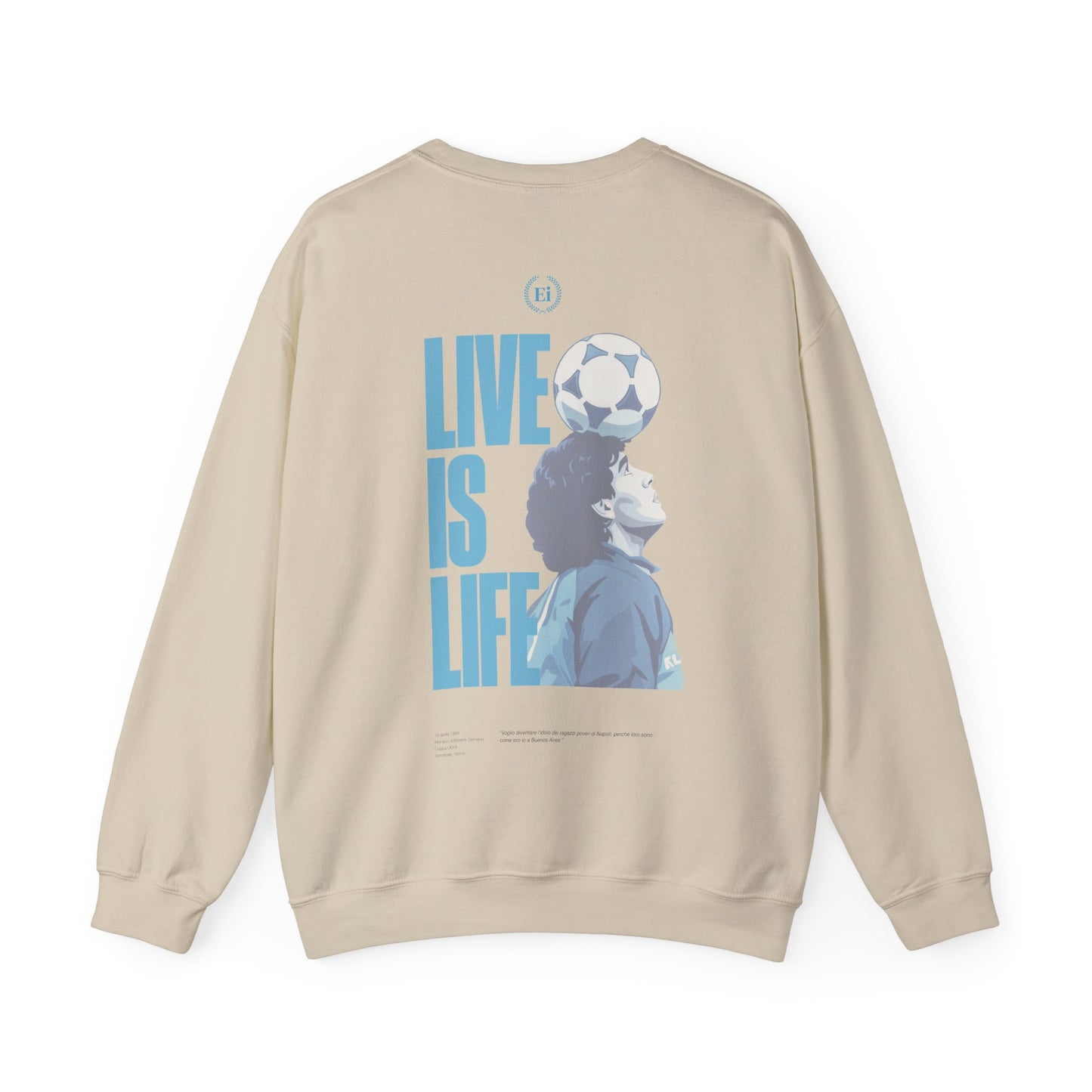 Live is Life - Sudadera - Espalda