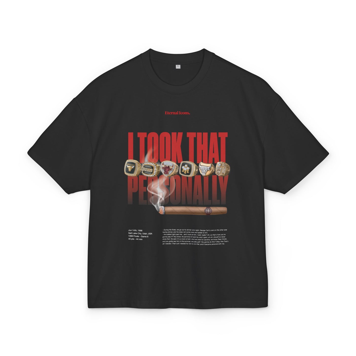 I Took That Personally - Oversize - Frente