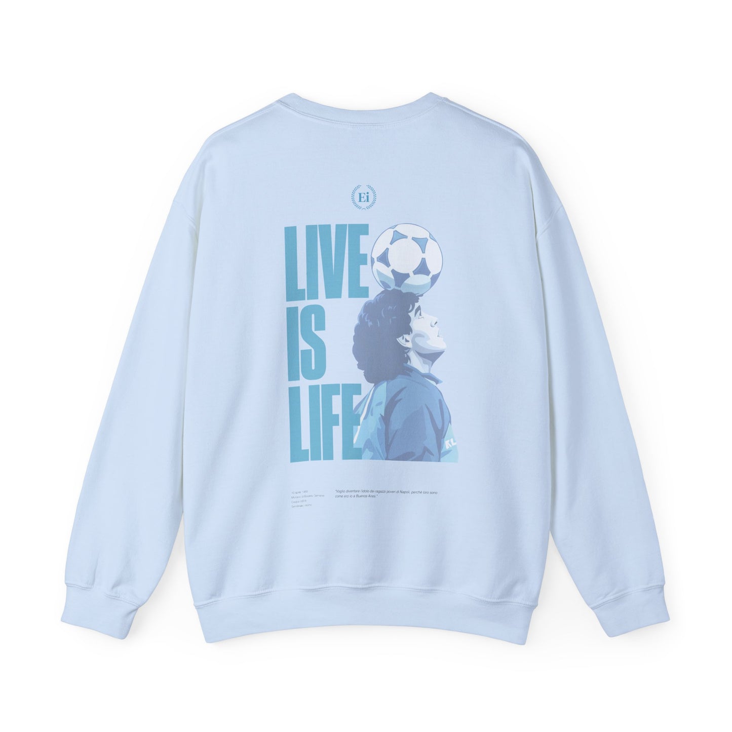 Live is Life - Sudadera - Espalda