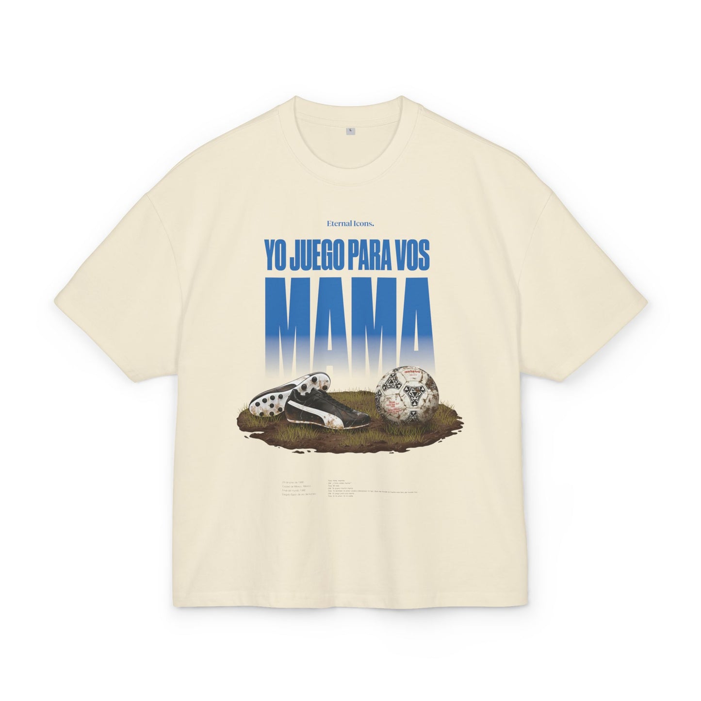 Yo Juego Para Vos Mama - Oversize - Frente