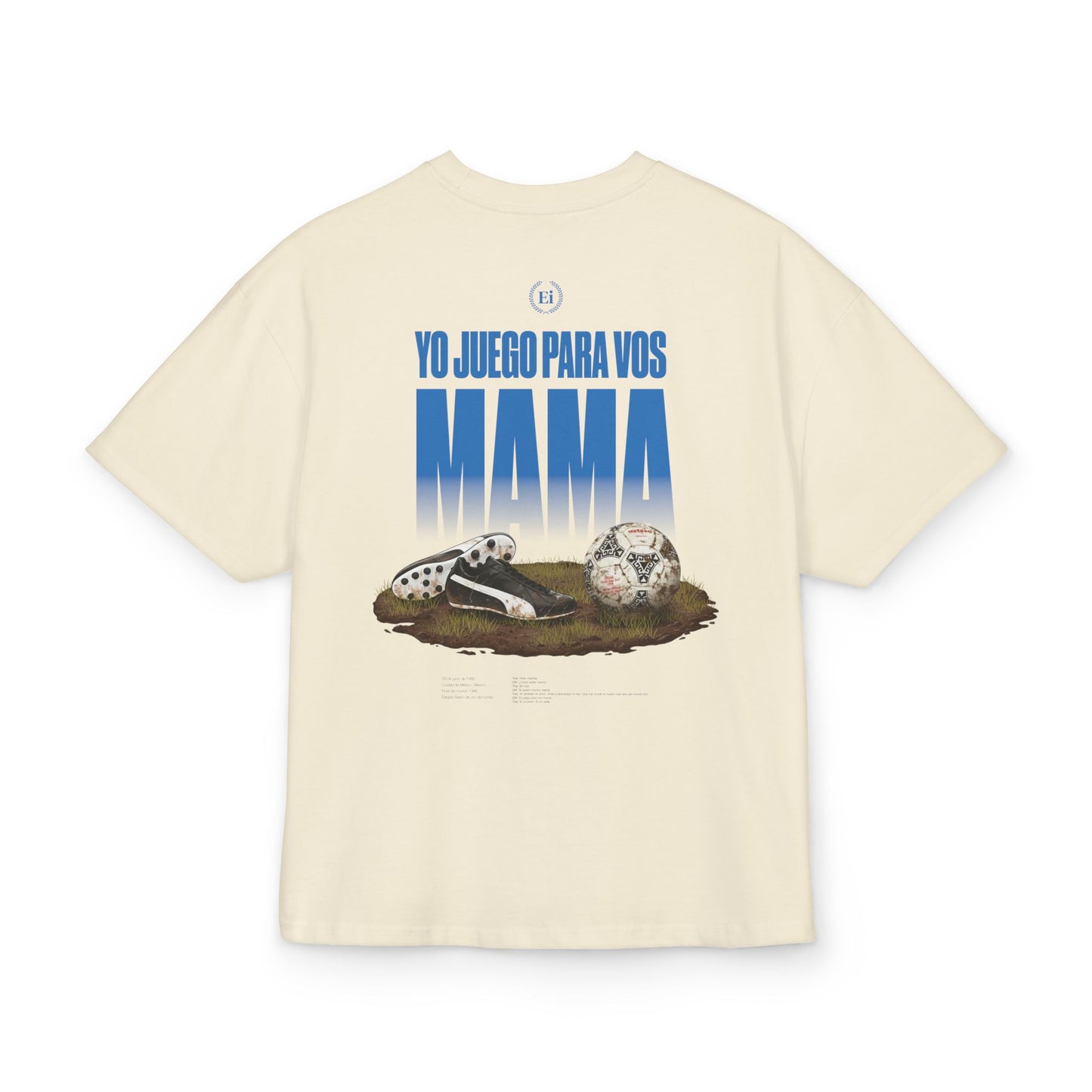 Yo Juego Para Vos Mama - Oversize - Espalda