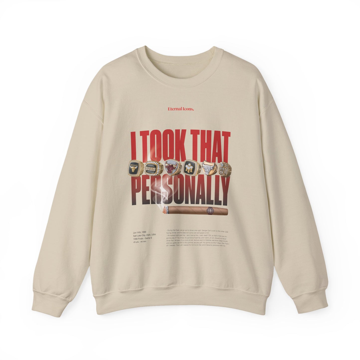 I Took That Personally - Sudadera - Frente