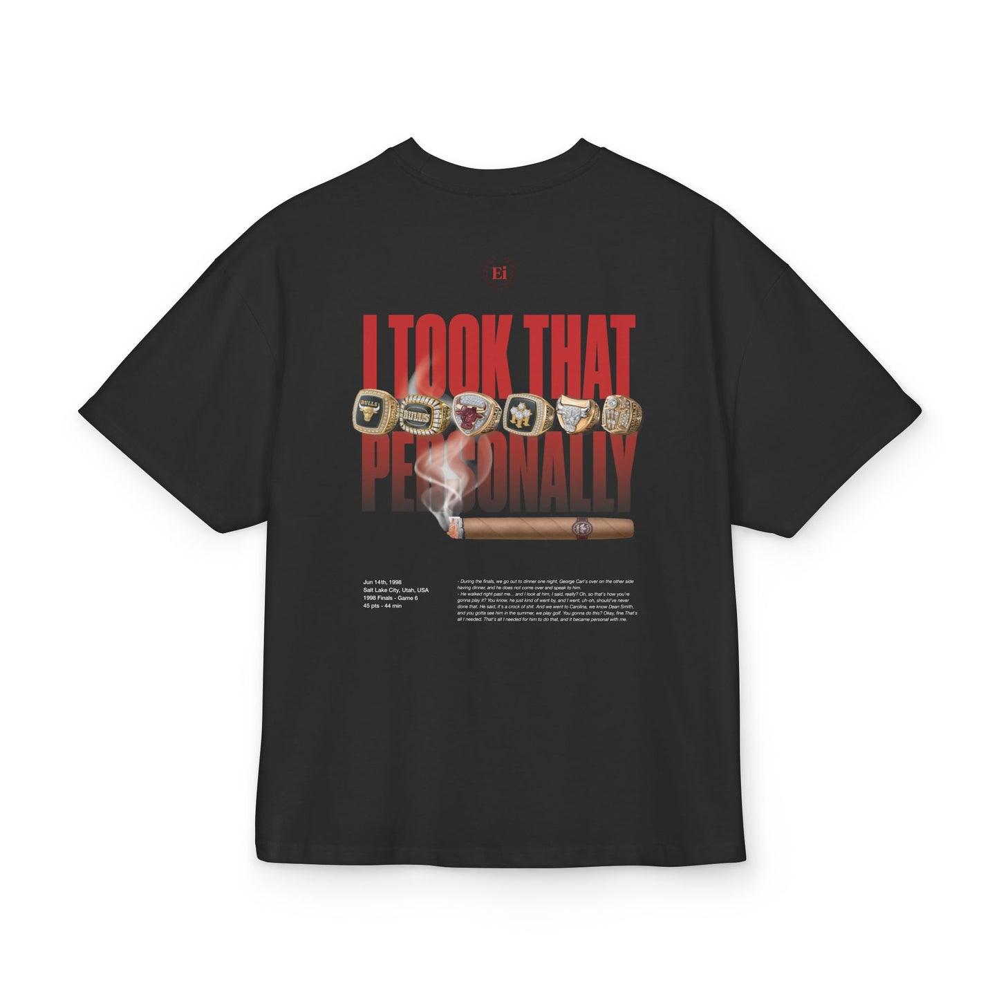 I Took That Personally - Oversize - Espalda