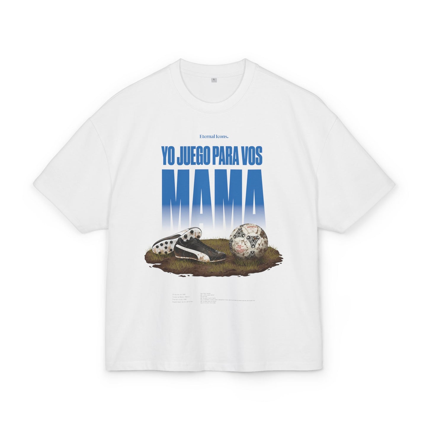 Yo Juego Para Vos Mama - Oversize - Frente