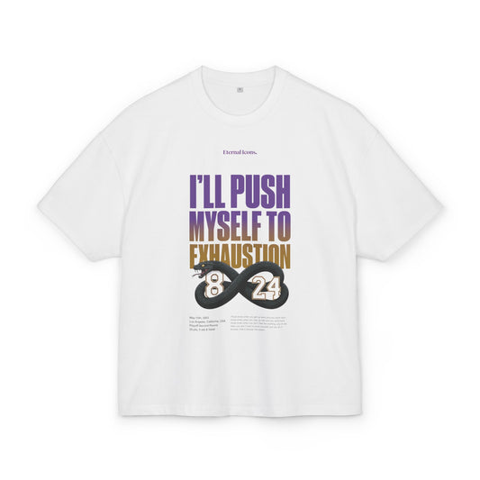 I'll push myself to exhaustion - Oversize - Frente