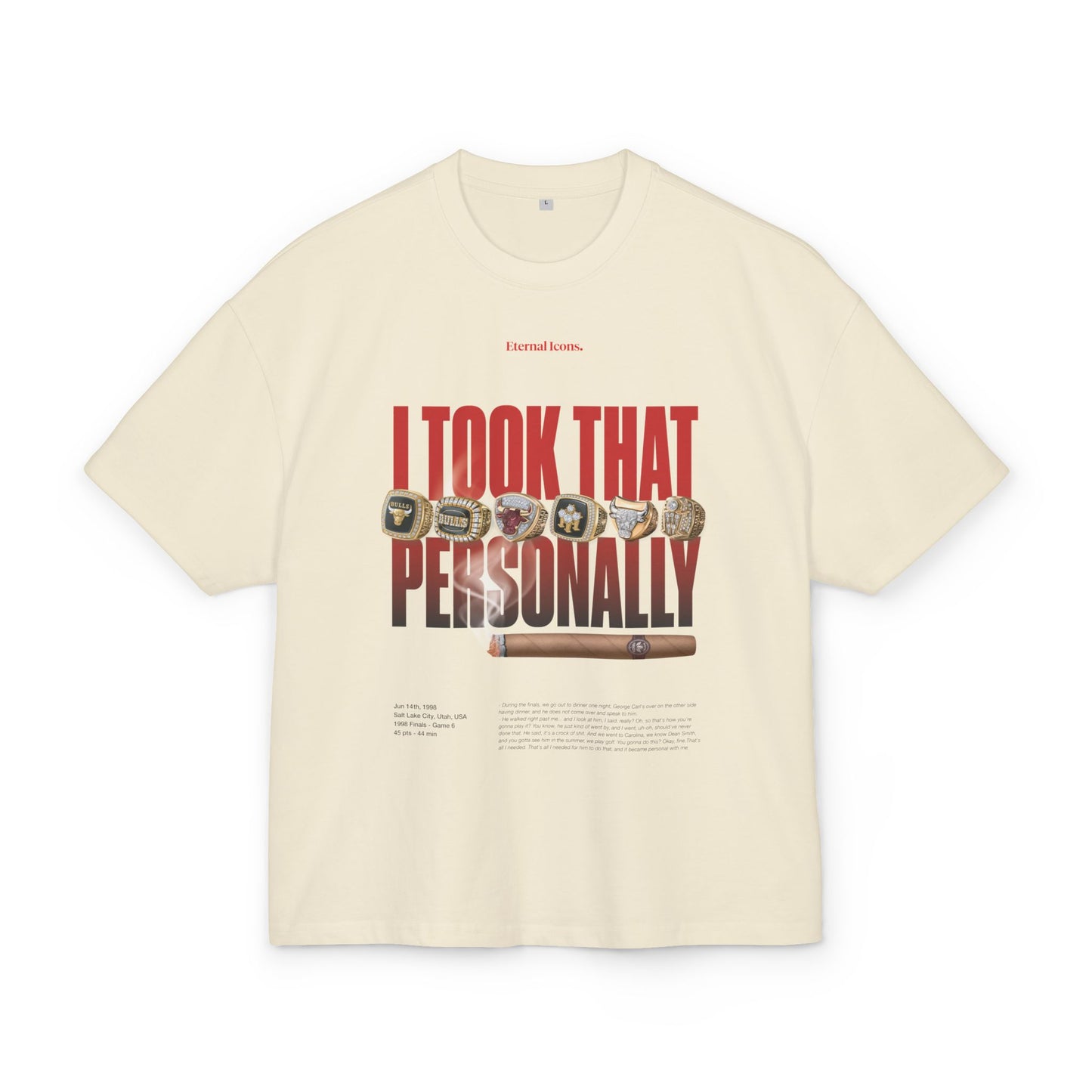 I Took That Personally - Oversize - Frente