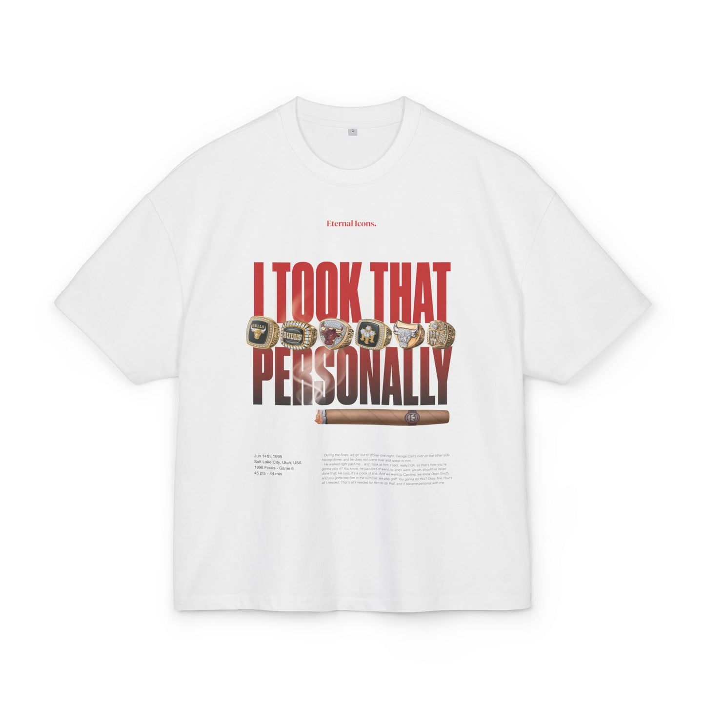 I Took That Personally - Oversize - Frente