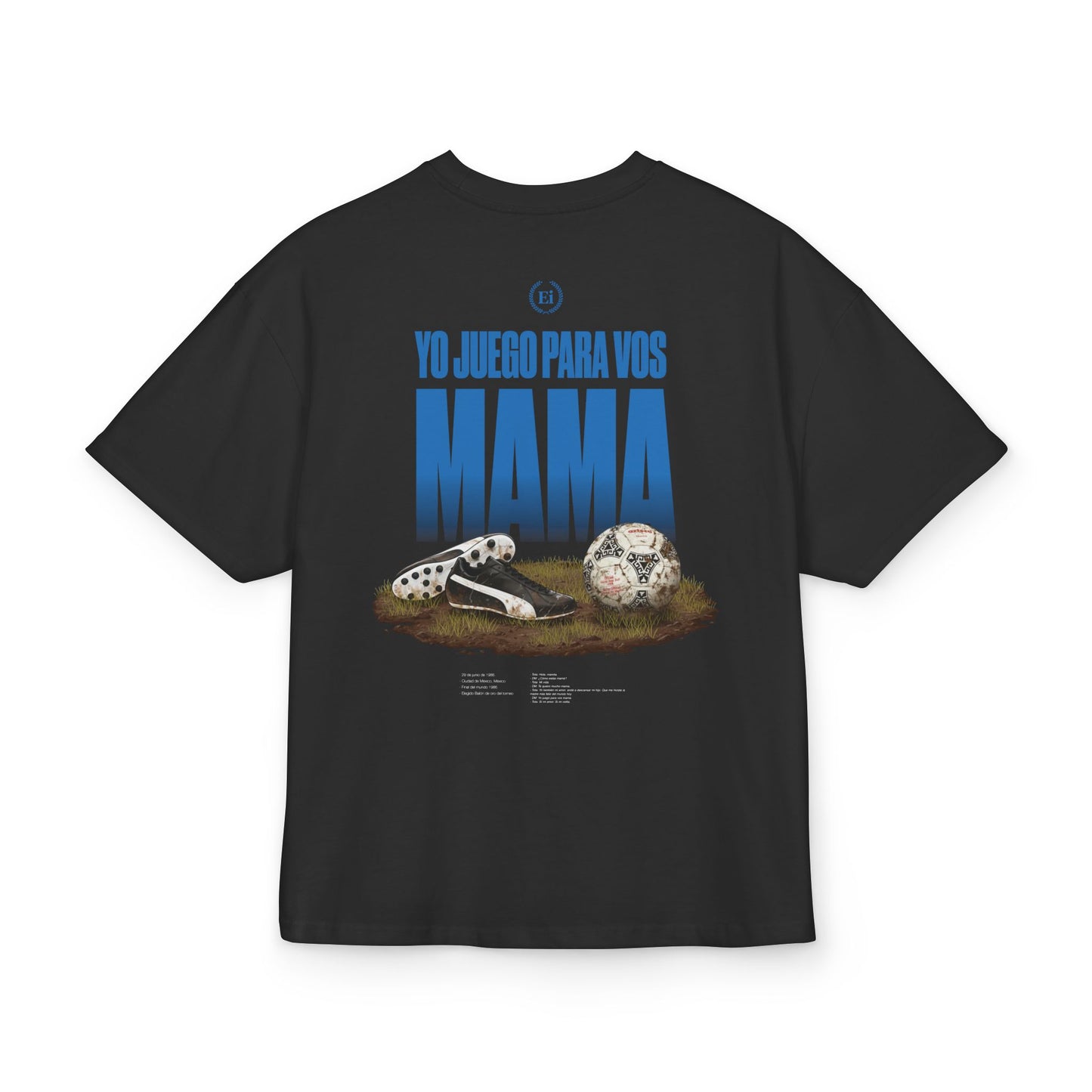 Yo Juego Para Vos Mama - Oversize - Espalda