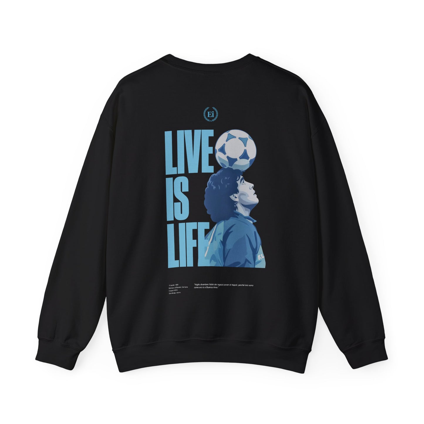 Live is Life - Sudadera - Espalda