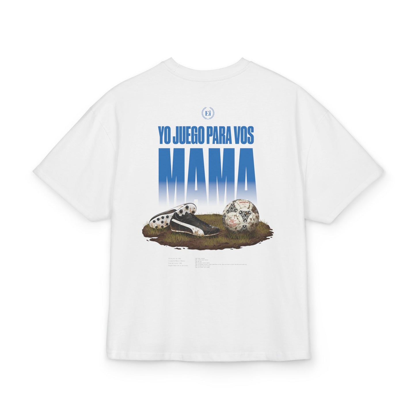 Yo Juego Para Vos Mama - Oversize - Espalda